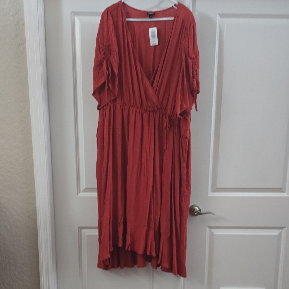 NWT: Torrid High Low Red Dress